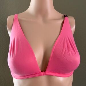 Incredible by Victoria’s Secret Vibrant Pink Unlined Plunge Bra Size 34DD